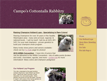 Tablet Screenshot of camposcottontails.com